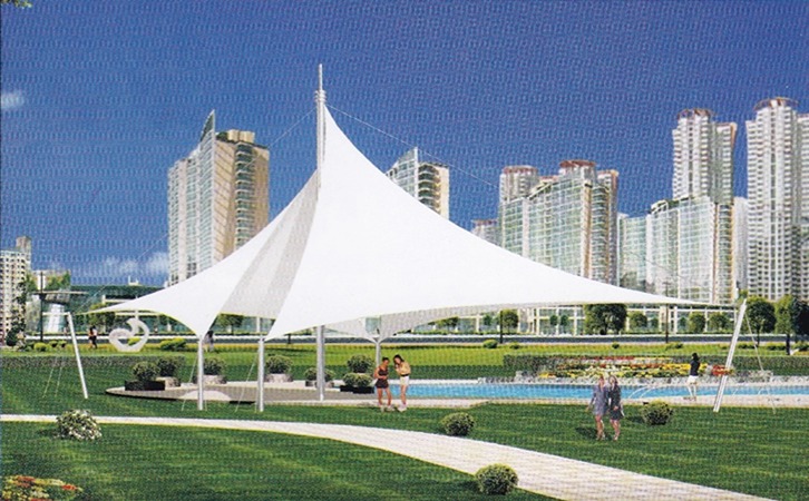 浙江余姚新世紀花園景觀棚