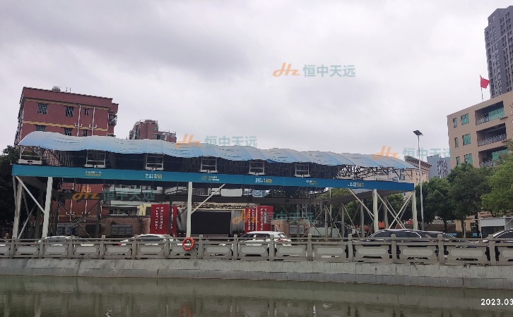 深圳松元廈社區(qū)開合屋頂籃球場